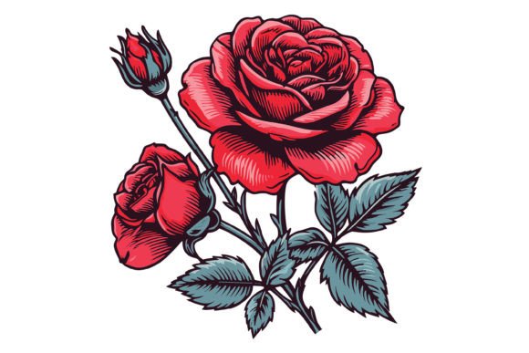 Download Red Rose Clipart Design - Red rose clipart Collection