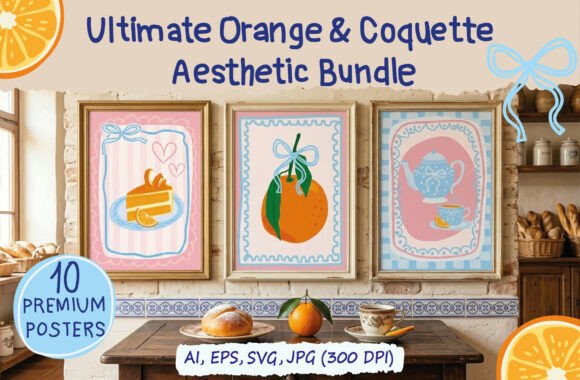 Download Coquette Citrus Gallery Wall Kit - Gallery Collection