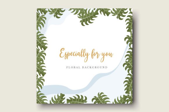 Download Tropical Background with Leaf and Floral - Tropical background Collection