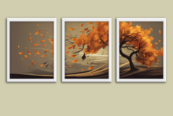 Download Fall Tree Panorama Gallery Wall Prints - Gallery Collection