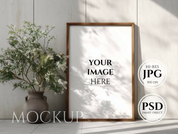 Download Interior Blank Frame Display Mockup - Blank Collection