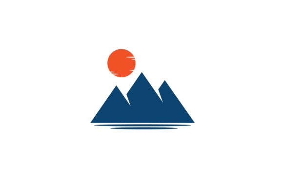 Download Minimalist Modern Mountain and Sun Logo - Minimalist modern Collection