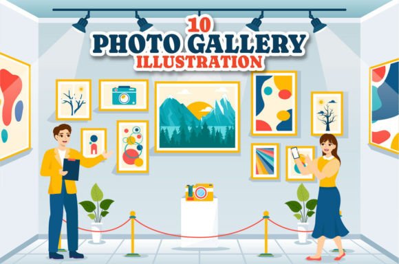 Download 10 Photo Gallery Illustration - Gallery Collection