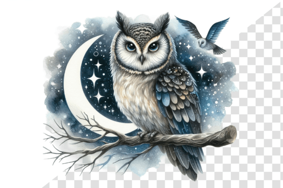 Download Nightwise Owl Watercolor Clipart - Premium Resources